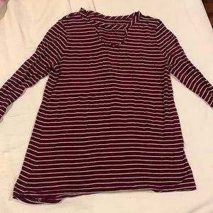 cat & jack half v-neck full sleeve